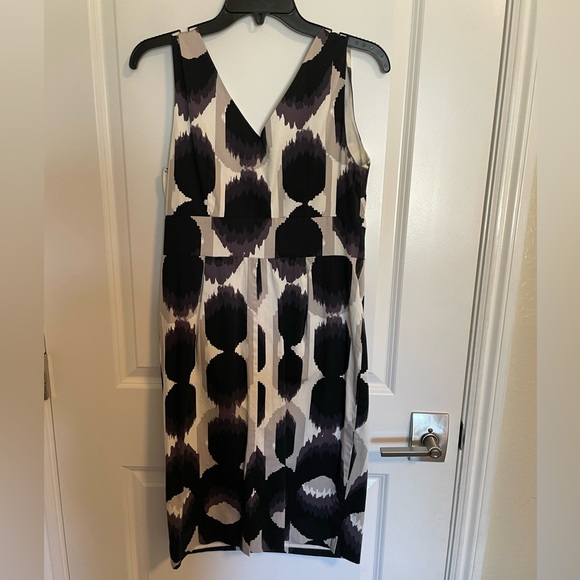 Boden- Black & White pattern dress, Size US 10 - Picture 2 of 7